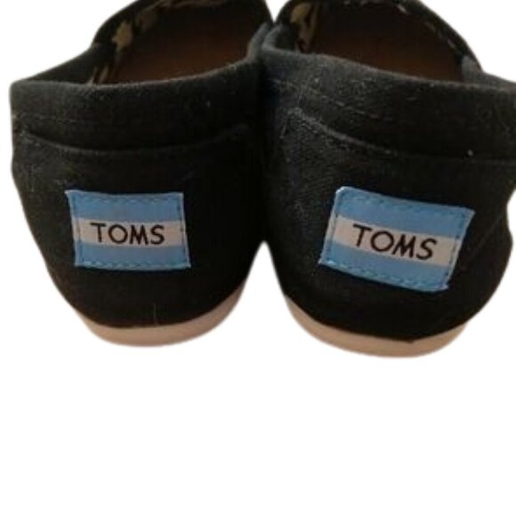 TOMS Alpargata Safari canvas black slip on shoe Size 6 - Picture 7 of 7